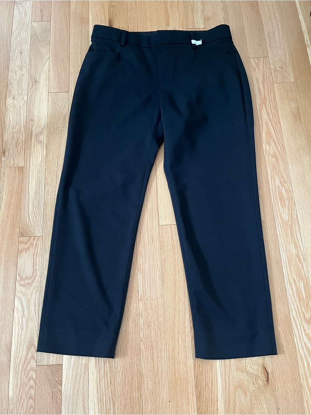 EUC High-rise slim Italian lightweight wool ankle pant
